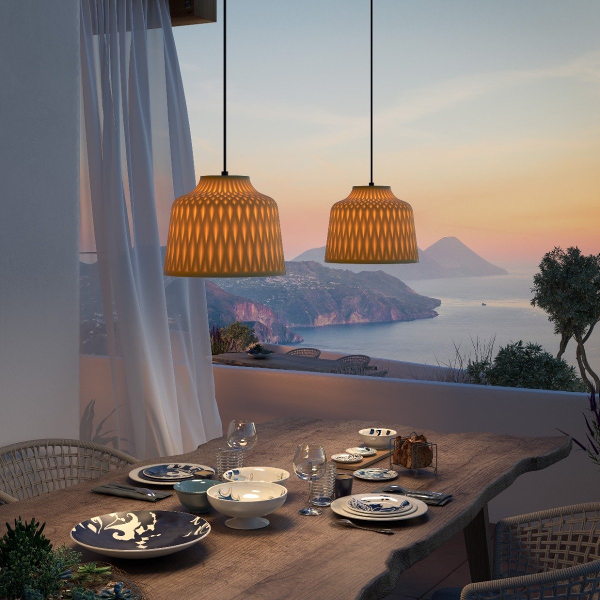 Bover Soft Outdoor Pendant