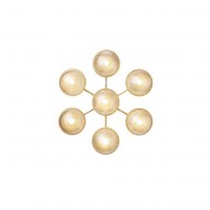 Nuura Liila Star Wall and Ceiling Light Nordic Gold/Optic Clear