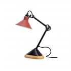 DCW éditions Lampe Gras Nº207 Table Lamp Red Shade