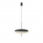 Astep Model 2065 Pendant Black/White Shade with Black Cable On