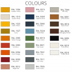 Moooi Statistocrat Floor Lamp RAL Colour chart