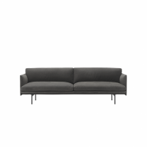 Muuto Outline Sofa - Grey Leather