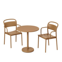 Muuto Linear Steel Café Table and Chairs