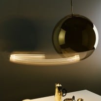 Tom Dixon LED mirror ball Gold
