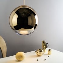 Tom Dixon LED mirror ball Gold