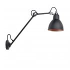 DCW éditions Lampe Gras 122 Wall Light Black/Copper Interior