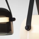 Close Up of Black and Opal Brokis Mona LED Pendants