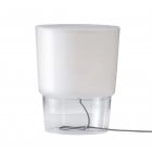 Prandina Vestale T3 Table Lamp Glossy White/Transparent