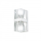 Fabbian Cubetto Double Wall Light - Crystal