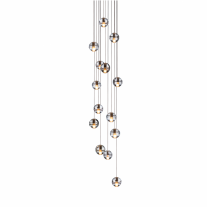 Bocci 14 Series Chandelier 14 Lights Round Ceiling Canopy