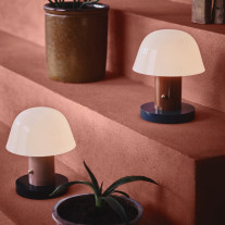 &Tradition Setago Table Lamp in Rust & Thunder and Nude & Forest
