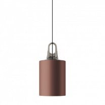 Lodes JIM Cylinder Pendant Grey Hook/Coppery Bronze Diffuser