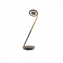 Pablo Pixo Plus LED Table Lamp Graphite Brass