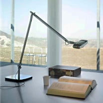 Luceplan Otto Watt Table Lamp in Mirrored Finish