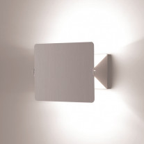 Nemo Lighting Applique à Volet Pivotant LED Wall Light Natural Anodized Aluminium