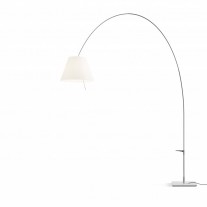 Luceplan Lady Costanza Floor Lamp - White shade, aluminium body