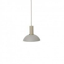 ferm LIVING Collect Pendant Hoop Low Cashmere Socket with Light Grey Shade