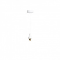 Petite Friture LED Cherry Pendant Extra Small White & Gold