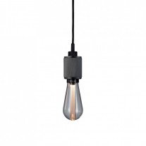 Buster + Punch Heavy Metal Pendant - Gunmetal with Crystal Bulb