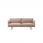 Muuto Outline Sofa - Pink Fabric 