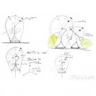 Lodes Blow LED Table Lamp Drawing