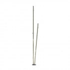 Vibia Bamboo Double LED Outdoor Floor Lamp 4811 Khaki