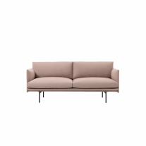 Muuto Outline Sofa - Pink Fabric 