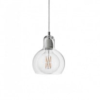&Tradition Mega Bulb SR2 Pendant in Clear w/ Clear Cable