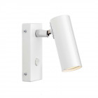 Orsjo Puck Wall Light in White (Hard Wired)