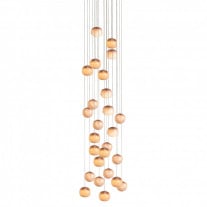 Bocci 84 Series Chandelier Light 26 Lights Round Ceiling Canopy