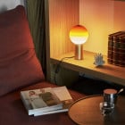 Marset Dipping Table Lamp Amber/Brushed Brass