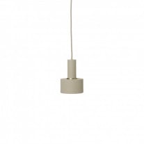 ferm LIVING Collect Pendant Disc Low Cashmere Socker with Cashmere Shade
