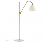 Bestlite BL3 Floor Lamp Medium Soft White Semi Matt Shade/Brass Base