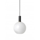 ferm LIVING Collect Opal Shade - Sphere with low black socket