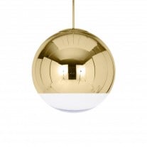 Tom Dixon LED mirror ball gold 50