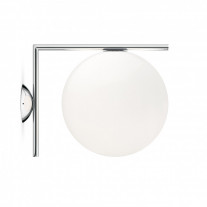 Flos IC Outdoor Wall/Ceiling Light C/W2 Brushed Stainless Steel