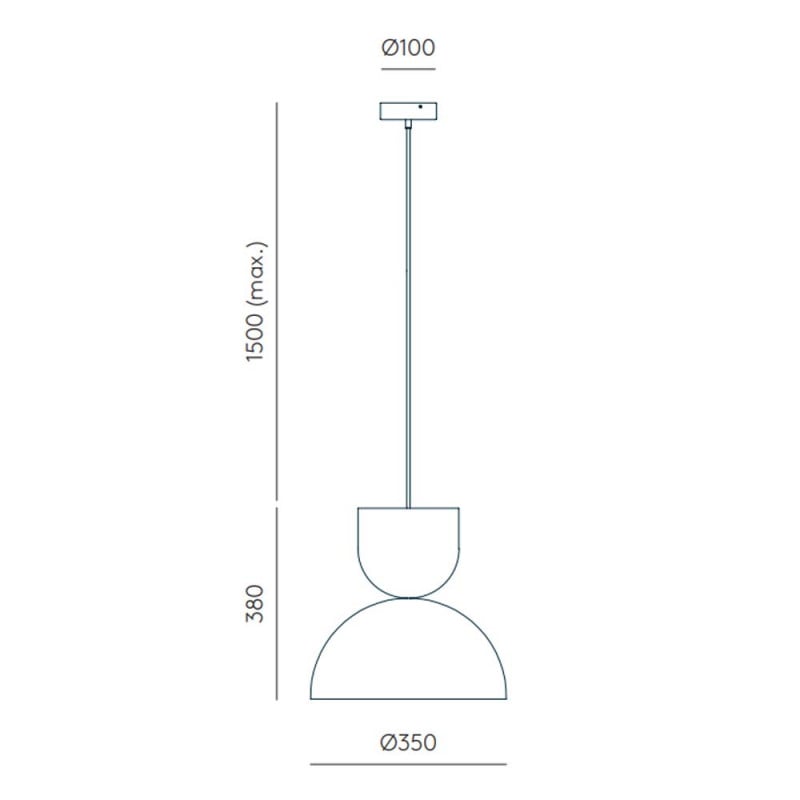 Specification Image for Aromas Del Campo Gamma LED Pendant