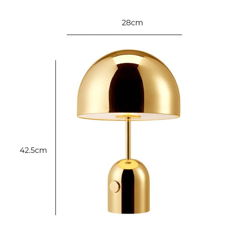 Specification Image for Tom Dixon Bell LED Table Lamp