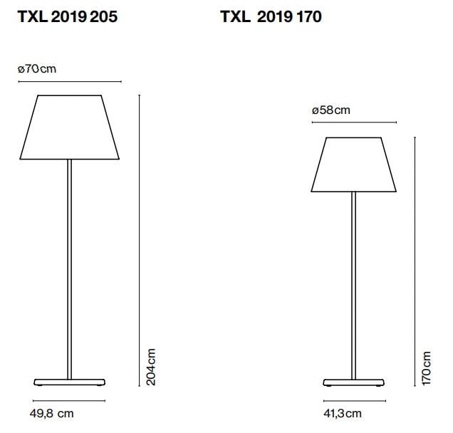 Marset TXL 2019 Outdoor Floor Lamp