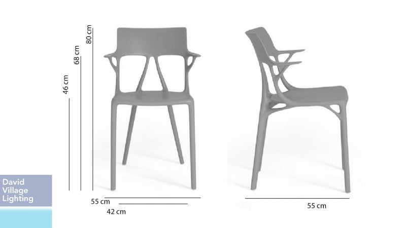 Specification image for Kartell A.I. Chair