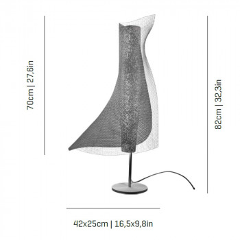 Specification Image for Arturo Alvarez Clara LED Table Lamp