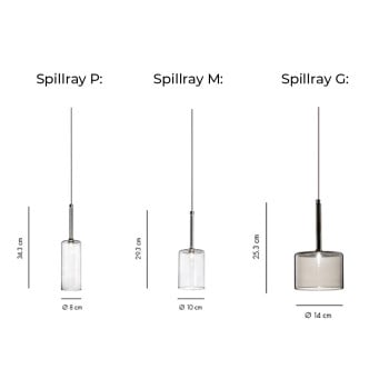 Specification Image for Axolight Spillray Plus Outdoor Suspension