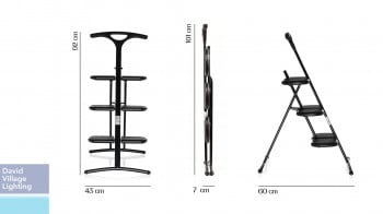 Specification image for Kartell Tiramisu Step Ladder