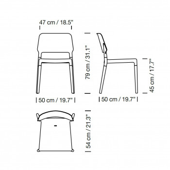 Specification image for Santa & Cole Belloch Outdoor Chair