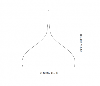 Specification image for &Tradition Spinning BH2 Pendant