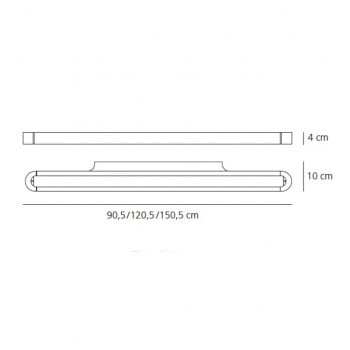 Specification image for Artemide Talo LED Wall Light