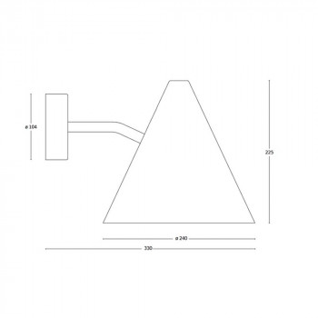 Specification Image for Tratten Wall Light