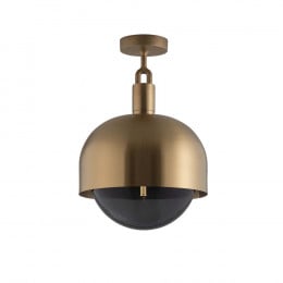 Buster + Punch Forked Globe & Shade Ceiling Light