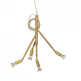 Kvist Pendant Light in Brass