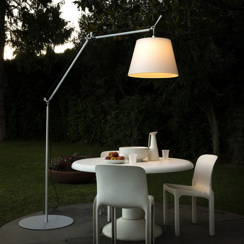 Artemide Tolomeo Paralume Outdoor Floor Lamp Led
